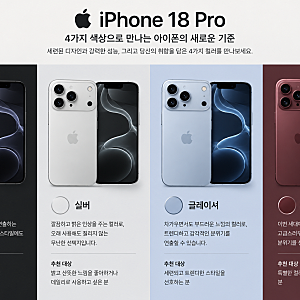 아이폰18 프로 일반개통 총정리        색상·특징·통신사별 가격·요금제·구매 주의사항