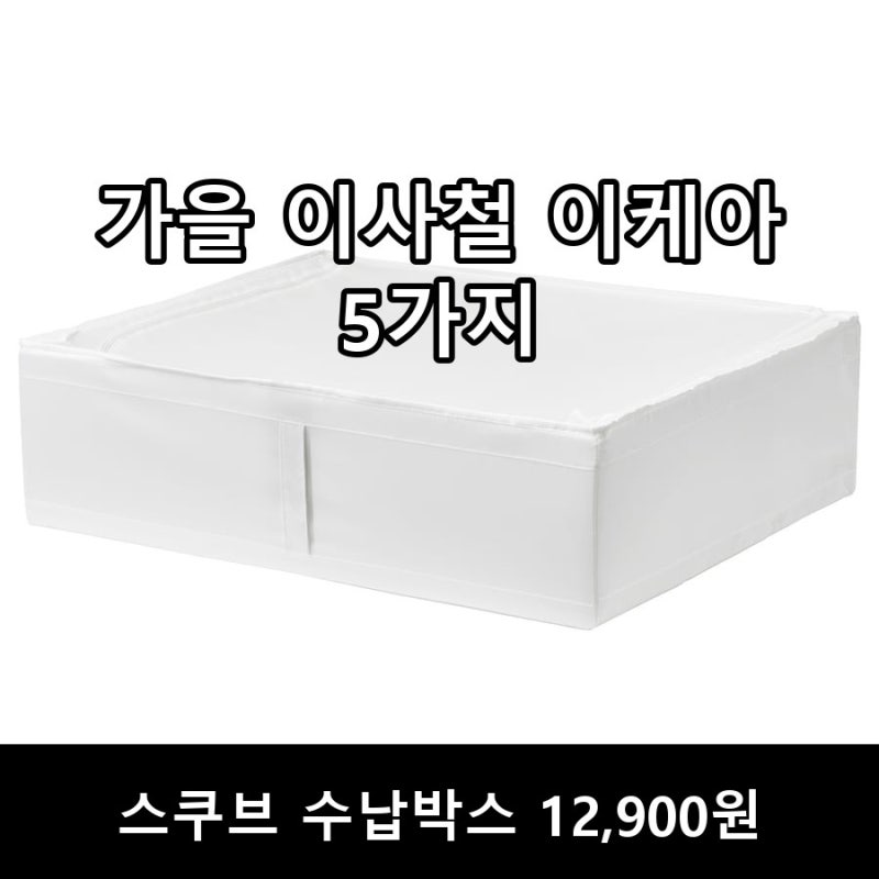가을 이사철 이케아 추천템 5가지 — 스쿠브 12,900원