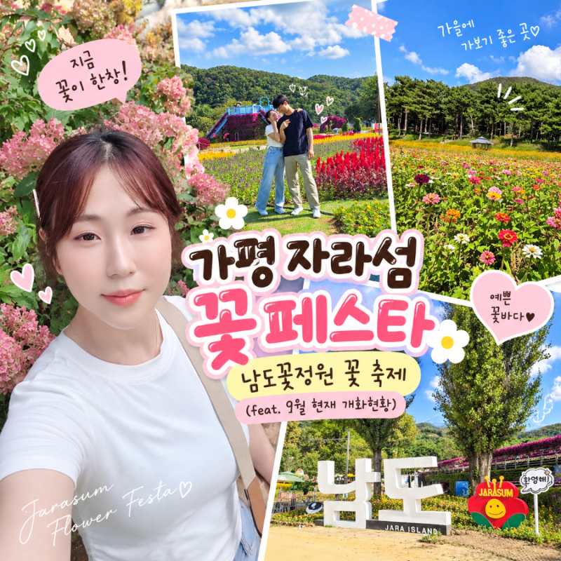 가평 자라섬 꽃 페스타 남도꽃정원 꽃축제(feat. 9월 현재 개화현황)