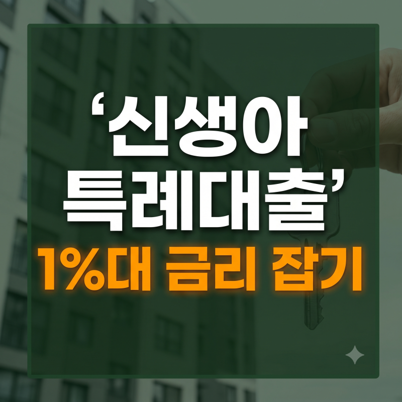 신생아 특례대출 조건과 금리 혜택 총정리: 소득 기준 완화와 필수 체크포인트