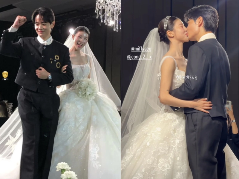 "환승연애 첫 부부 탄생"…공상정♥서민형, 오늘 결혼식서 진한 입맞춤