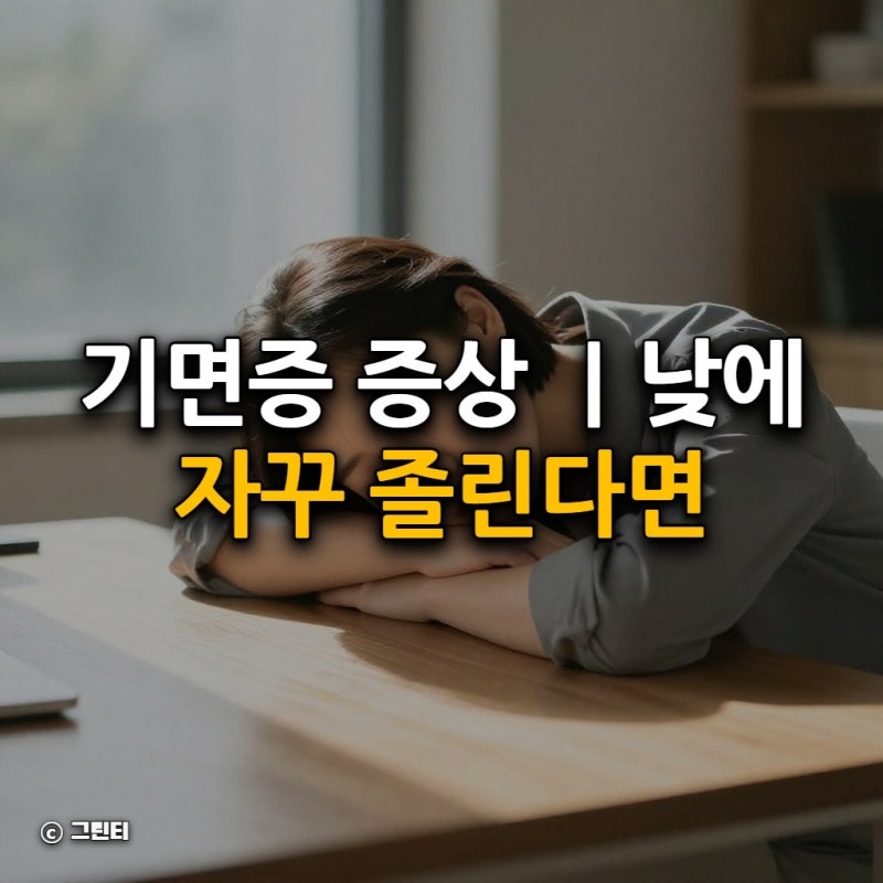 기면증 증상 ｜낮에 자꾸 졸린다면 단순 피곤함과 대처 가이드
