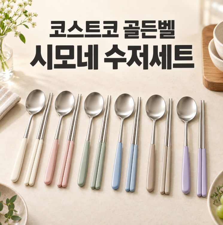 코스트코 수저세트 추천, 골든벨 시모네 수저세트 살펴보기