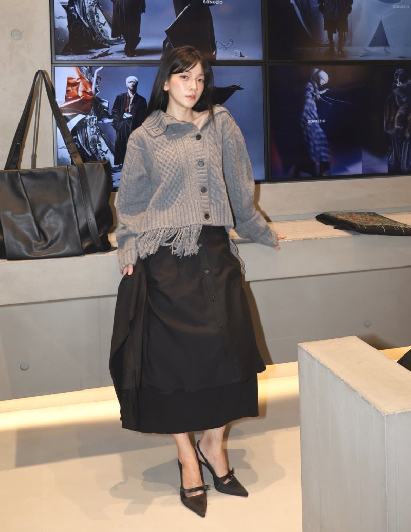 여성복 디자이너브랜드 송지오우먼 26AW 여자 가을 코디 3가지 _더현대매장 방문