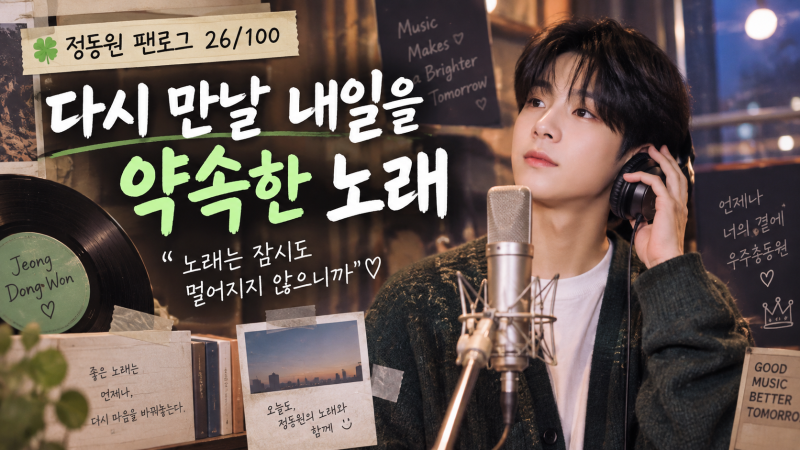 [정동원 팬로그 26] 다시 만날 내일을 약속한 노래, ‘소품집 Vol.2’를 다시 듣게 되는 이유