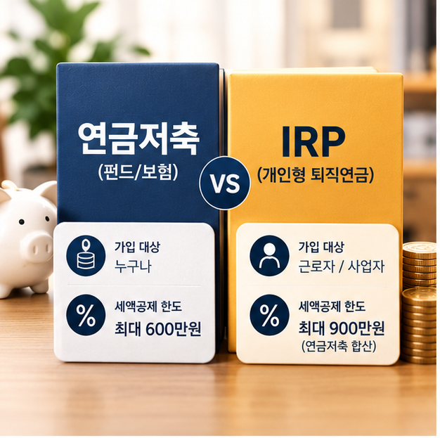 2026 연말정산 절세 전략 IRP 및 연금저축 세액공제 한도 차이점 황금납입 방법