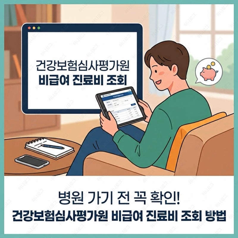 병원 가기 전 꼭 확인! 건강보험심사평가원 비급여 진료비 조회 방법