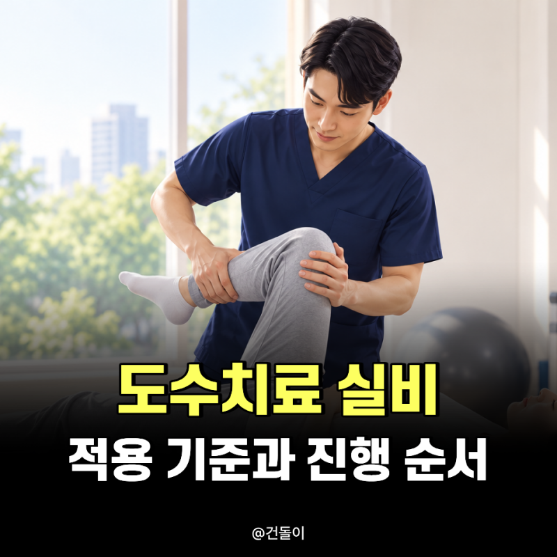 도수치료 실비 적용 기준과 진행 순서