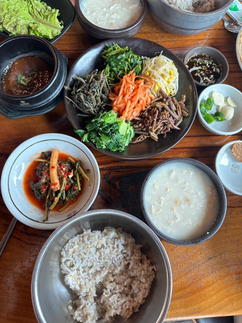 가평 잣두부 맛집 송원, 아침고요수목원 근처 보리밥정식 제대로 먹고 온 후기
