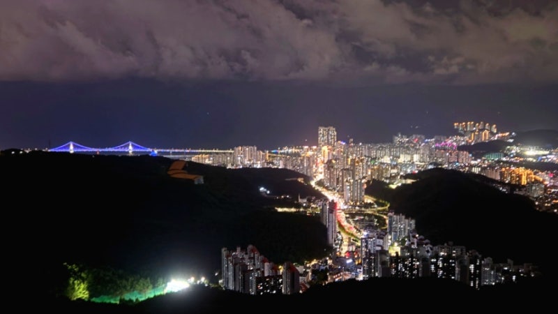 부산 황령산봉수대 야경 광안대교 보이는 부산 가볼만한곳
