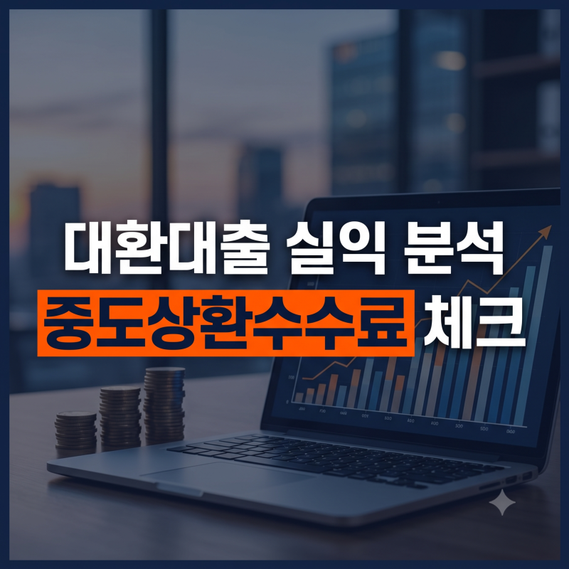 대환대출 신청 방법 금리 조금 낮아졌는데 갈아타야하나?(+조건 채무통합)
