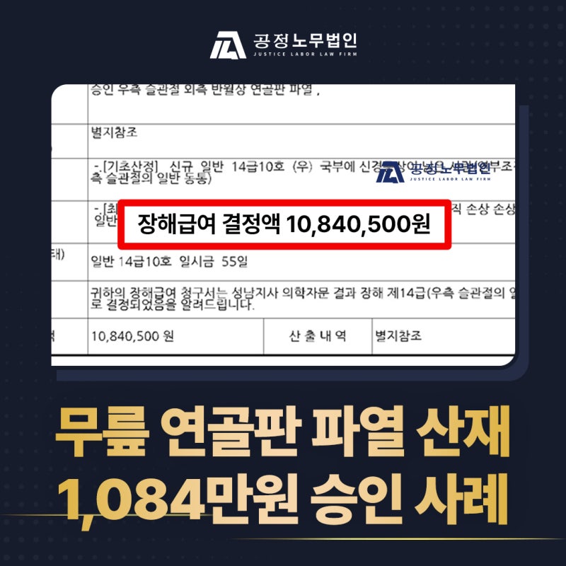 강남 새로운병원, 샷시공 무릎 연골판 파열은 무엇이 산재 인정의 핵심이었을까요? 장해급여....