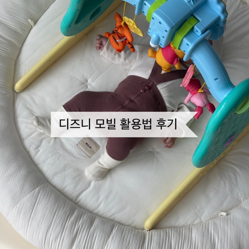 푸우 디즈니 체육관 모빌 후기
