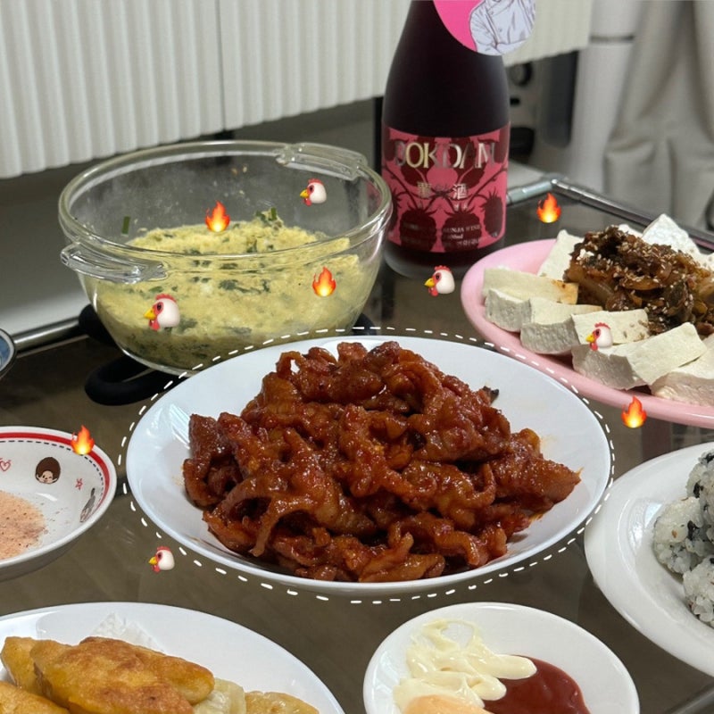 직화 불향 무뼈닭발 ‘우리집포차’ 냉동 닭발 밀키트 리뷰