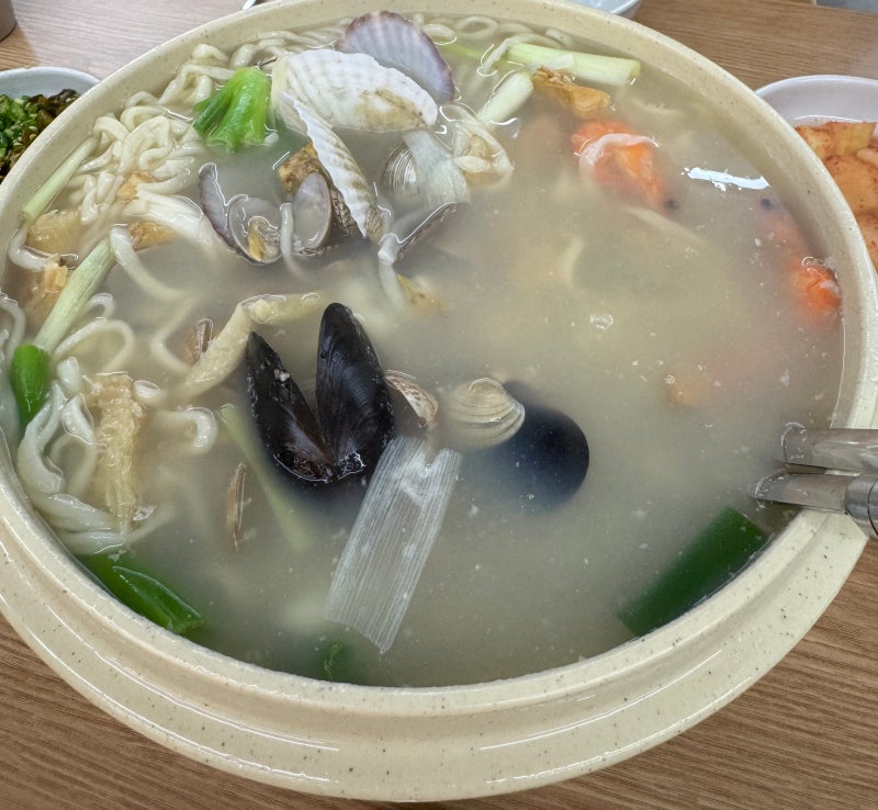 영종도칼국수 황해해물칼국수 본점 주말 웨이팅 후기