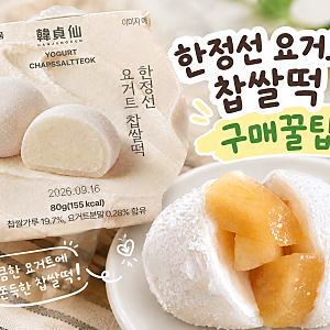 한정선 요거트 찹쌀떡 맛있게 먹는 법 보관 가격 구매꿀팁 우리동네 GS 편의점 픽업