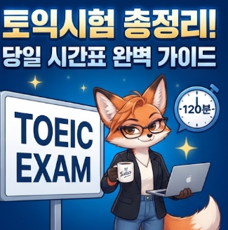 토익시험 총정리 당일 시간표 120분·접수확인·준비물·결과 확인까지