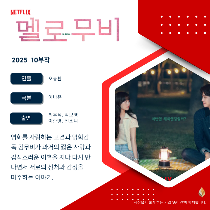 《멜로무비》 최우식·박보영, 사랑이 끝난 뒤에도 우리 인생은 계속 상영된다