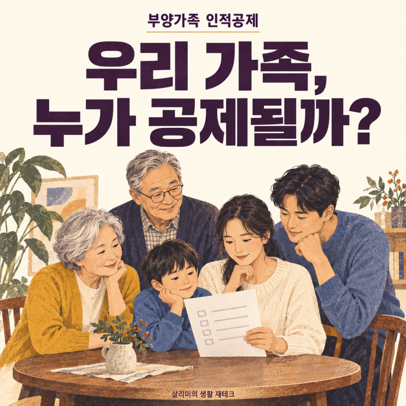 연말정산 5편｜부양가족 인적공제 총정리｜소득·나이 요건과 중복공제 주의사항