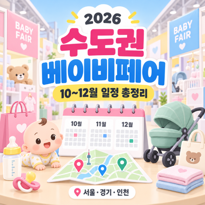 2026 수도권 베이비페어 일정 총정리! 서울·경기·인천 어디서 열릴까?