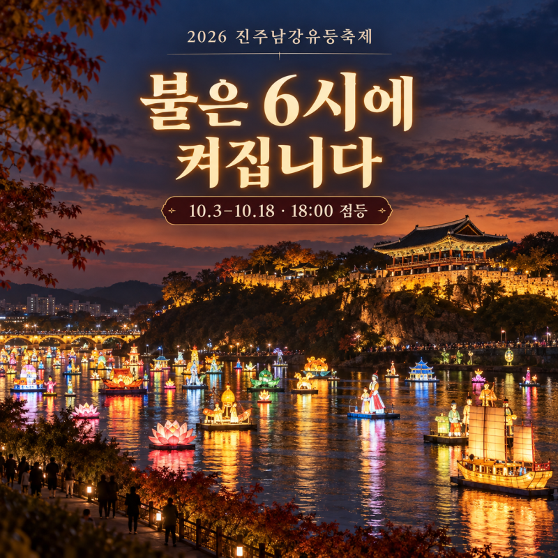 2026 진주남강유등축제｜점등시간·불꽃놀이·주차·야경동선