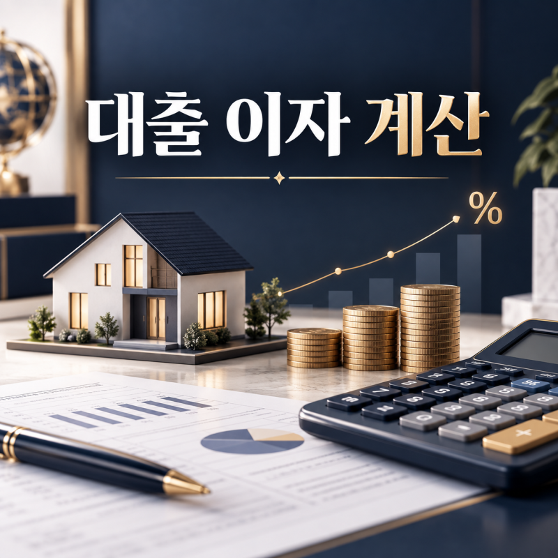 대출 이자 계산, 1억·2억·3억 빌리면 한 달 얼마? 금리 4%·5% 직접 비교