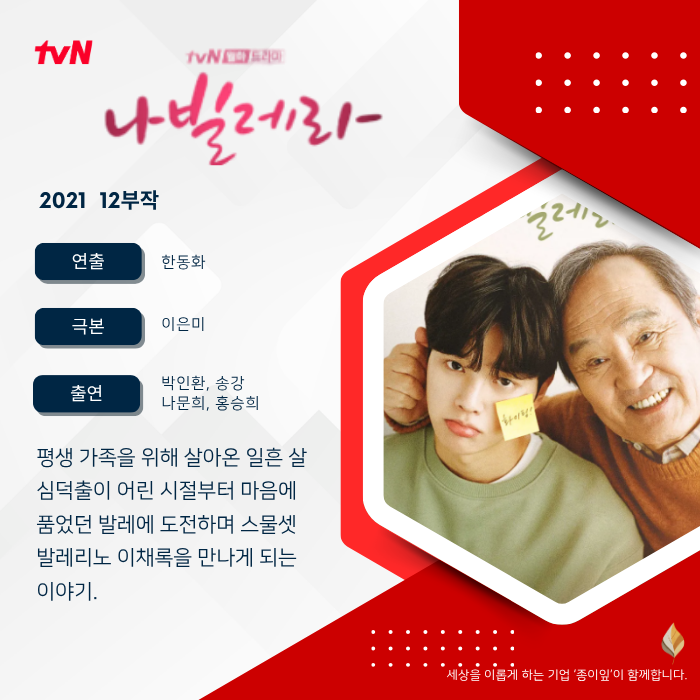 《나빌레라》 박인환·송강, 일흔 살에 발레를 시작한 남자가 스물셋 청년에게 가르쳐준 것