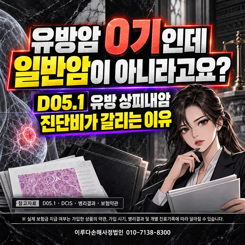 유방 상피내암 암진단비, 유방암 0기에서 약관을 다시 읽는 이유