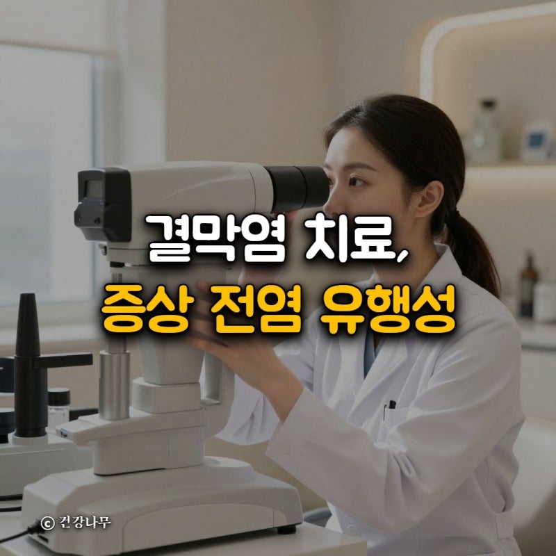 결막염 치료, 증상 전염 유행성 알레르기 총정리