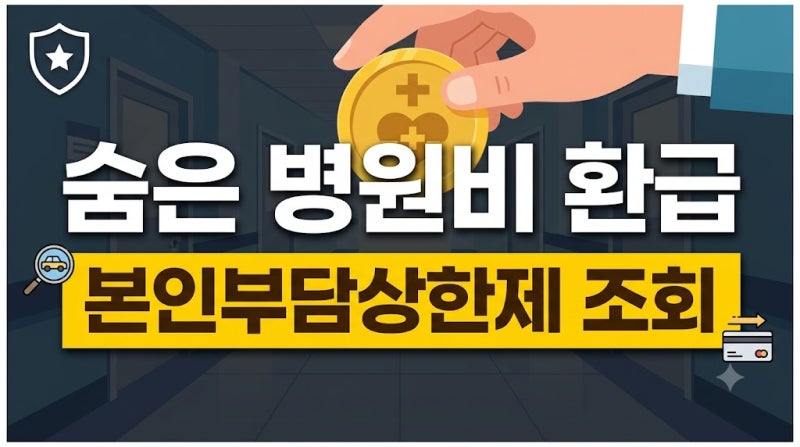 국민건강보험 환급금 조회 및 본인부담상한제 신청 방법 총정리: 놓치면 소멸하는 숨은 병원....
