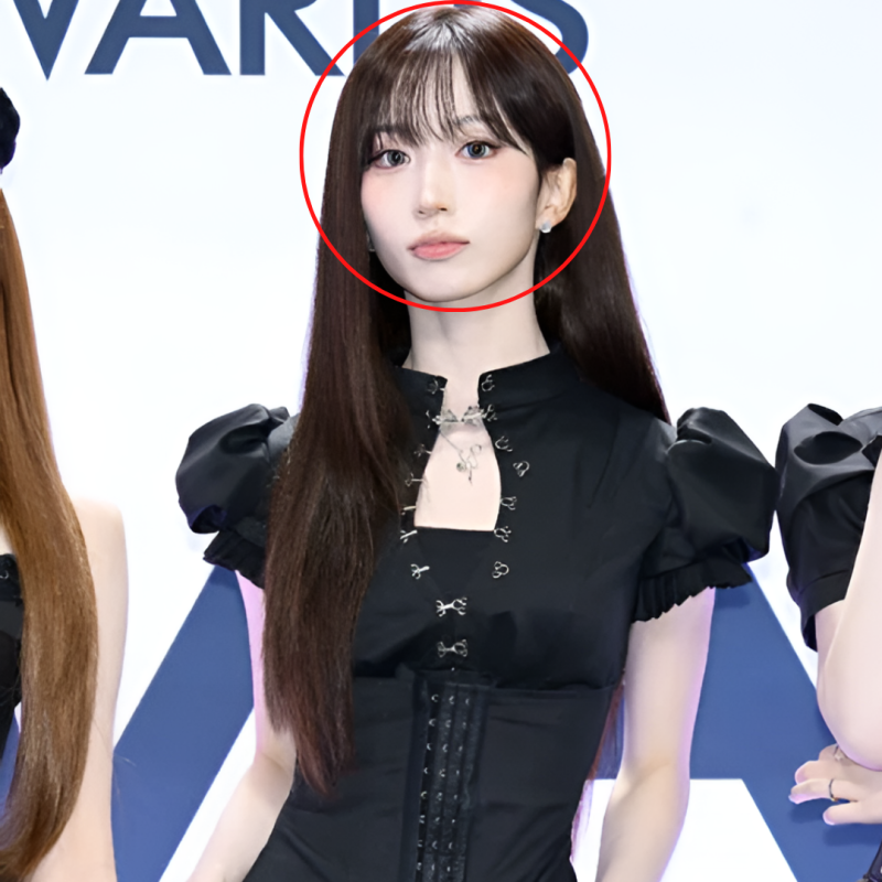 건강 걱정될 정도 뼈말라 변신? 엔믹스 해원 블랙 코르셋 미니룩 근황