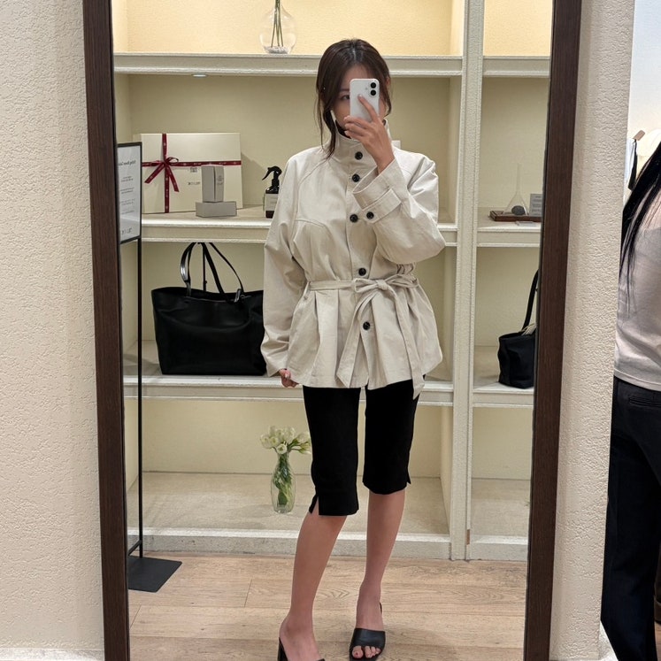 쇼룸투어 | 가을신상 틸아이다이 성수쇼룸추천 숏트렌치코트 가을아우터