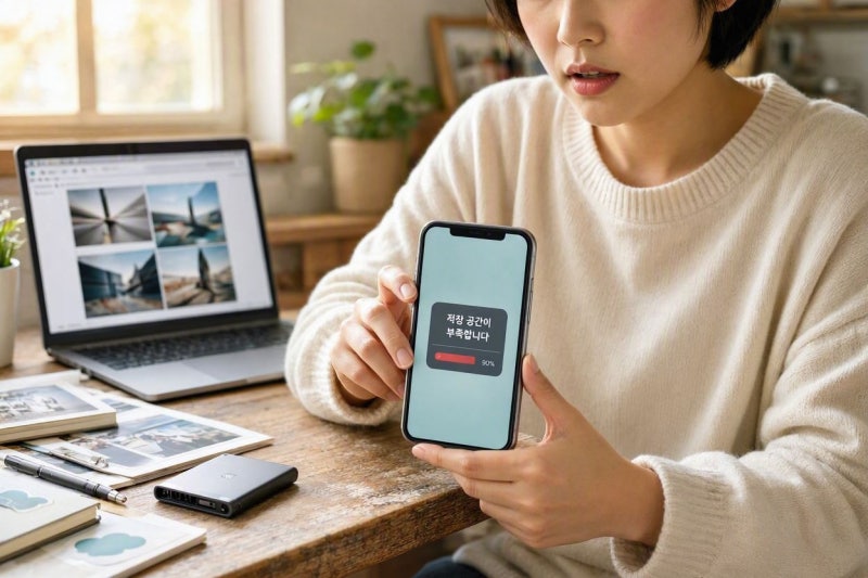 클라우드 사진 백업 및 스마트폰 용량 부족 문제 해결법
