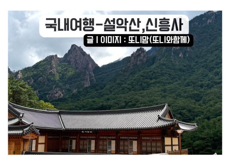 束草旅遊行程推薦：景色壯麗的雪嶽山纜車與神興寺