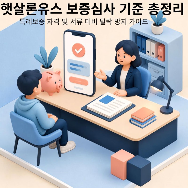 햇살론유스 보증심사 기준 및 특례보증 자격 서류 미비 탈락 방지 총정리 (2026)