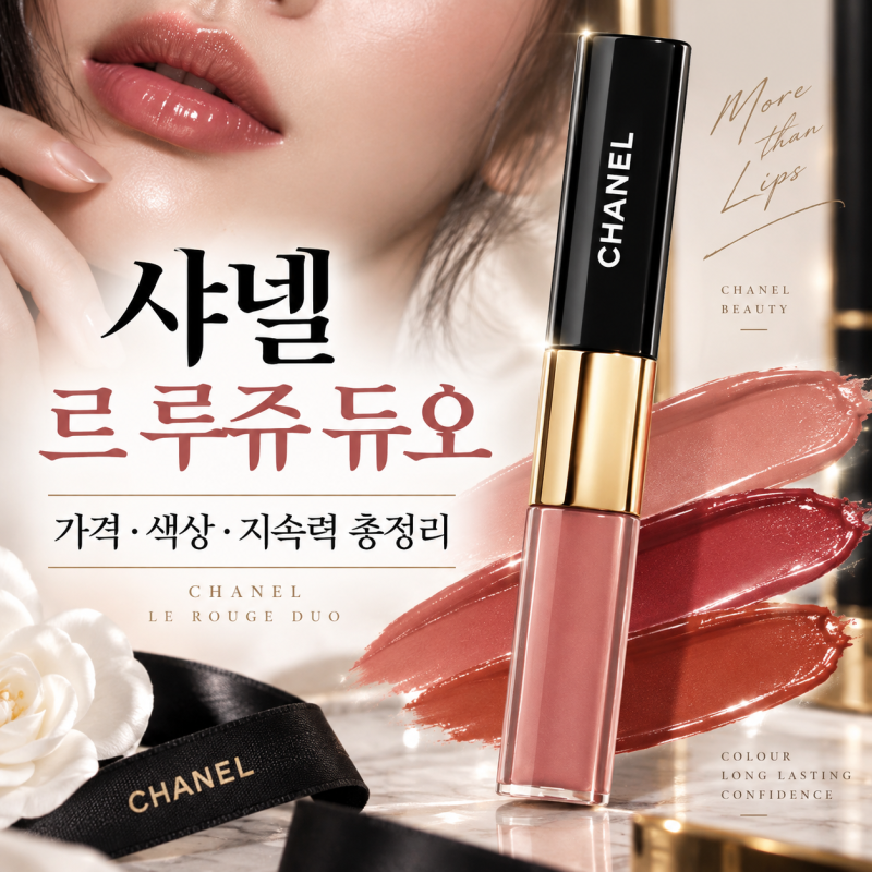 샤넬 르 루쥬 듀오 총정리｜6만원인데 인기 있는 이유? 컬러·지속력·사용법