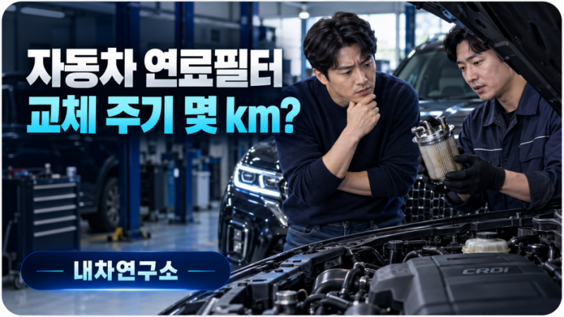 자동차 연료필터 교체 주기 몇 km? 디젤·가솔린 다른 이유