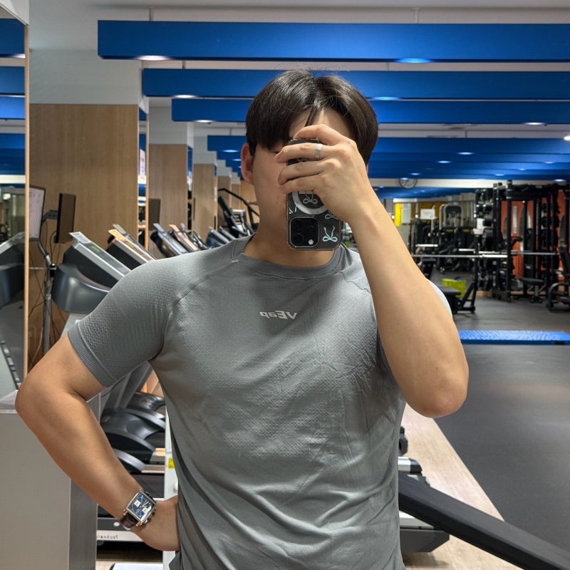 남자 머슬핏 반팔 헬스복 브이엡 VEap 착용후기