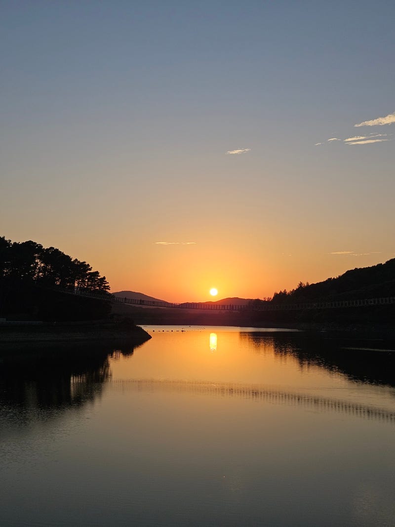 서울근교 나들이 파주 마장호수 출렁다리 주차 가을 산책