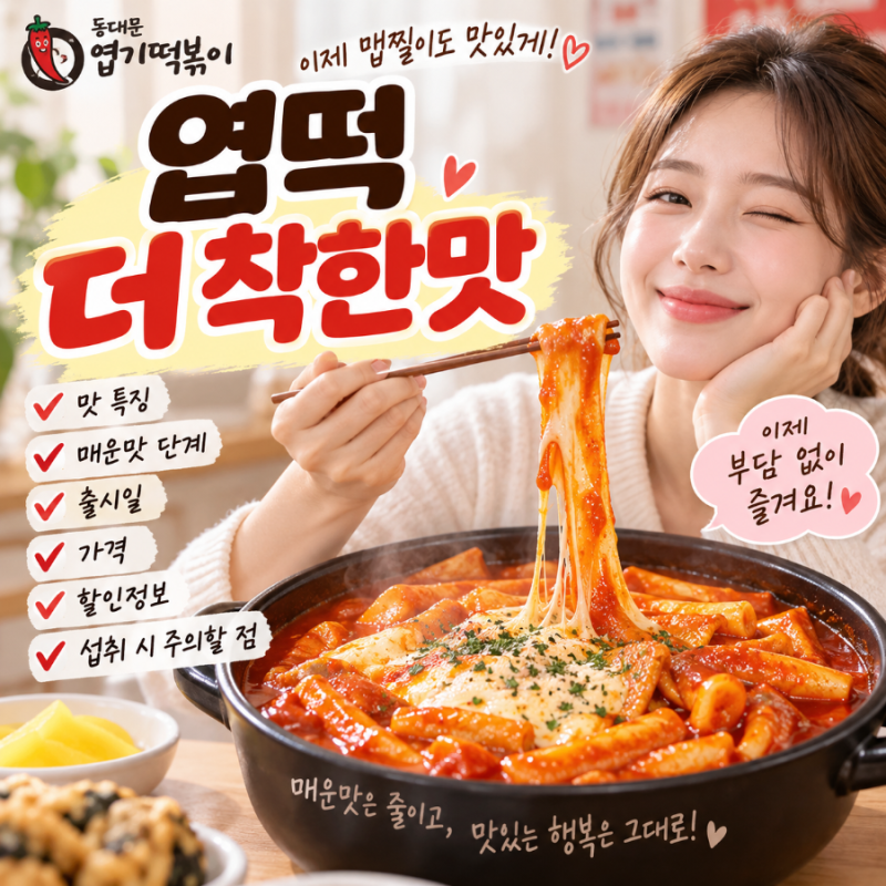 엽떡 더 착한맛, 얼마나 순할까? 맛 특징부터 가격·할인정보까지