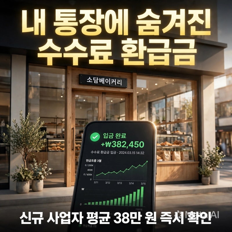 카드수수료 환급 대상 확인｜신규 사업자 평균 38만원, 9월28일 지급