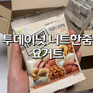 임산부 건강 간식 / 견과류 추천 <투데이넛 너트한줌 요거트> 내돈내산 찐후기
