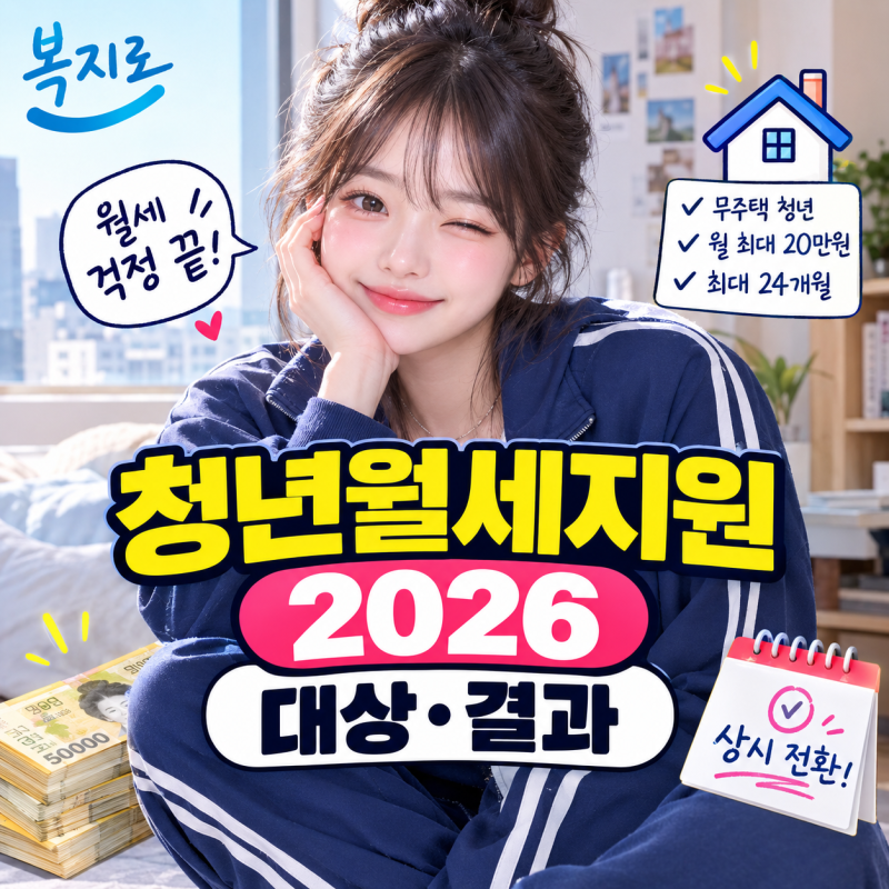 복지로 청년 월세 지원 2026 대상·결과, 상시 전환이 구체적으로 뭘까