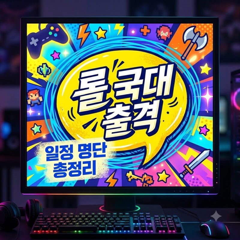 롤 아시안게임 2026 일정 명단 중계 채널 완벽 정리! 페이커 출격