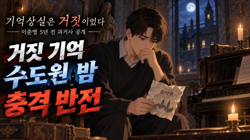 이준영 5년 전 과거사 공개, 포핸즈 기억상실 반전과 송강 서사의 핵심 정리