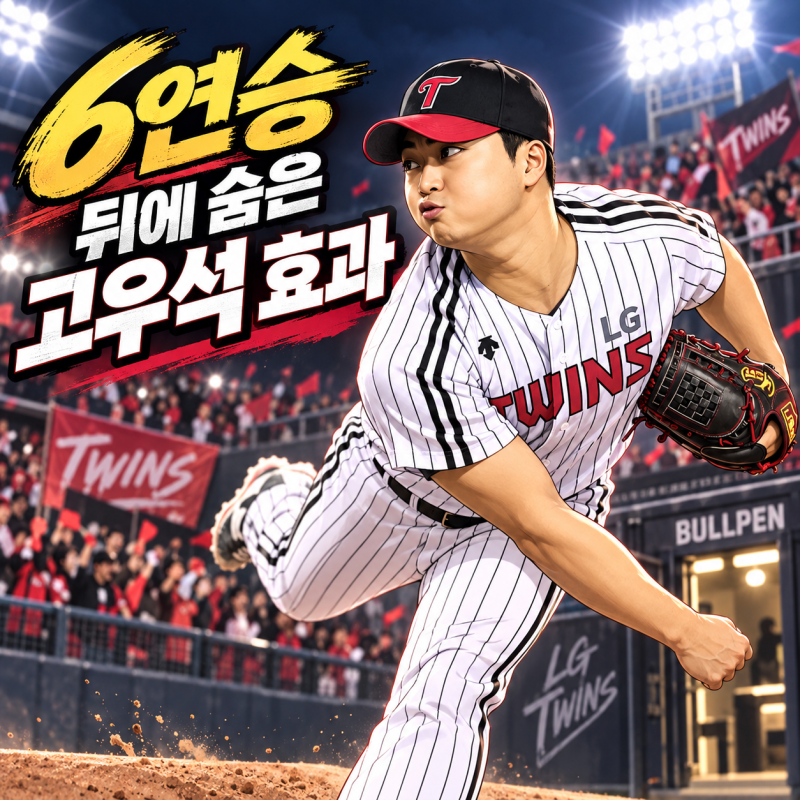 [KBO] 불펜 때문에 무너지던 LG가 달라졌다…6연승 뒤에 숨은 ‘고우석 효과’