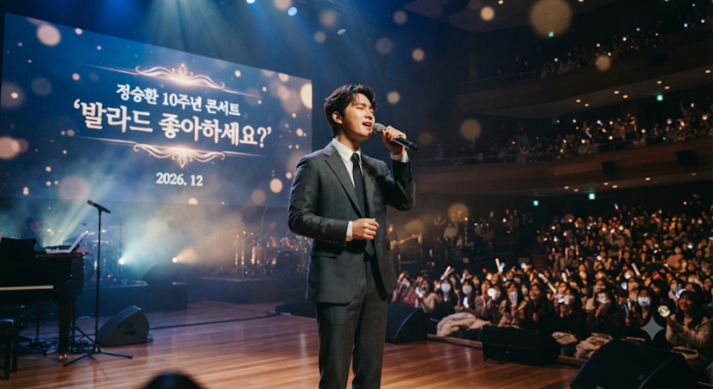 Jung Seung Hwan's 10th Anniversary Concert, 'Do You Like Ballads?' to be Held in December
