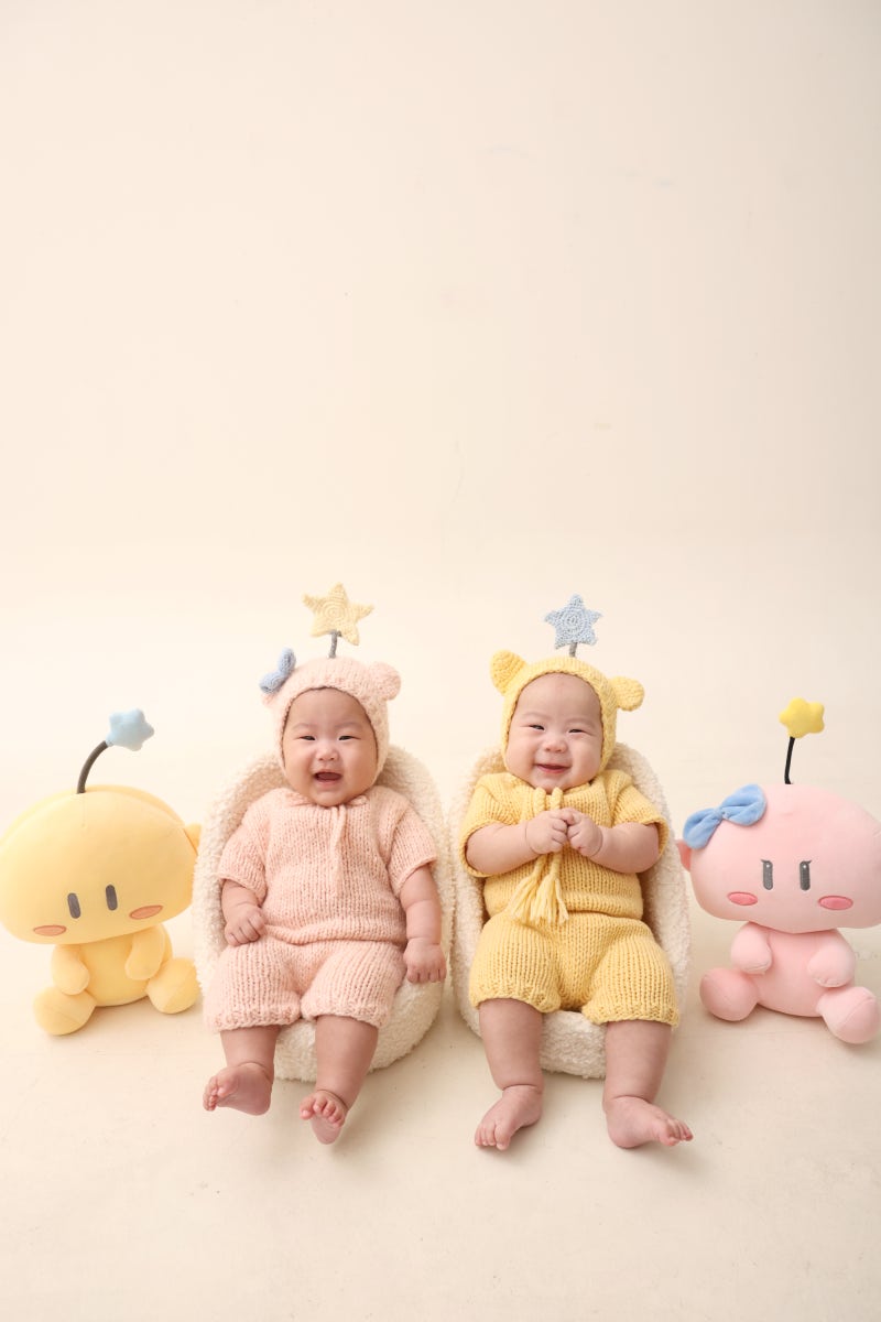 대전 찬란스튜디오 남매 쌍둥이 백일촬영 후기