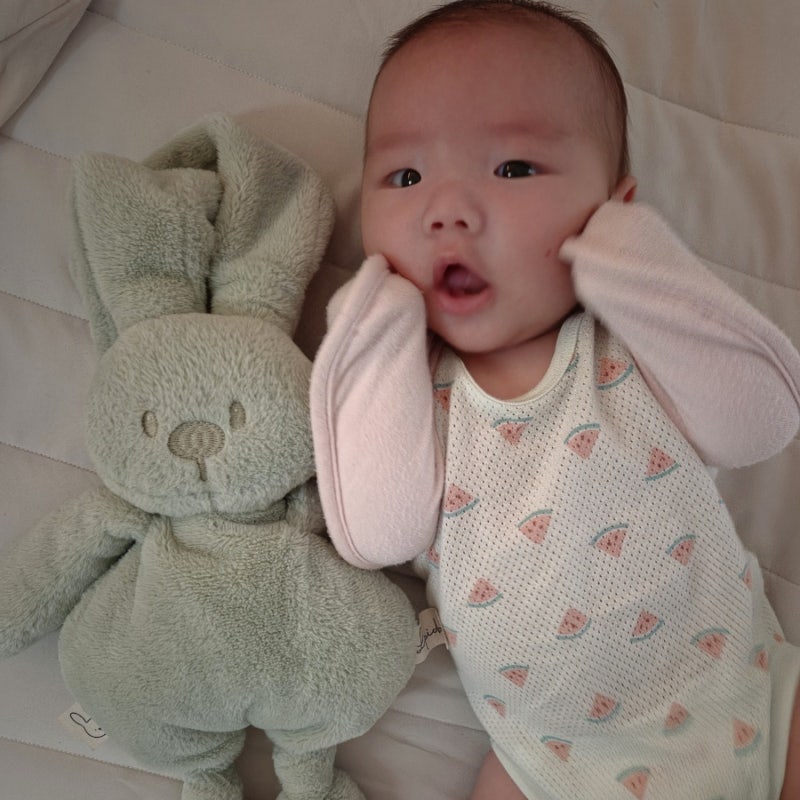 나뚜 애착인형 후기｜2개월 아기 애착인형으로 준비