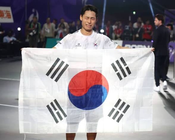 한국 테크볼 이준석 사상 첫 금메달, 축구 선수에서 챔피언까지